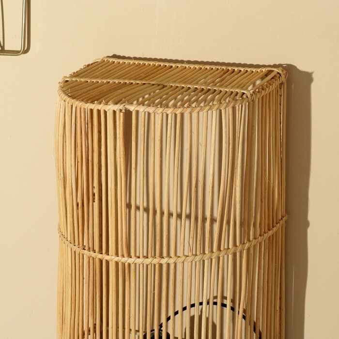 Светильник настенный из ротанга «Айша», 2×120 Вт, Е27, 23×15×80 см