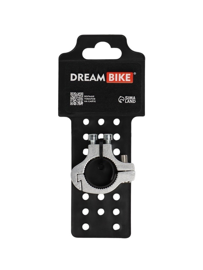 Адаптер на руль Dream Bike, 22.2-25.4 мм, для флягодержателя, чёрная