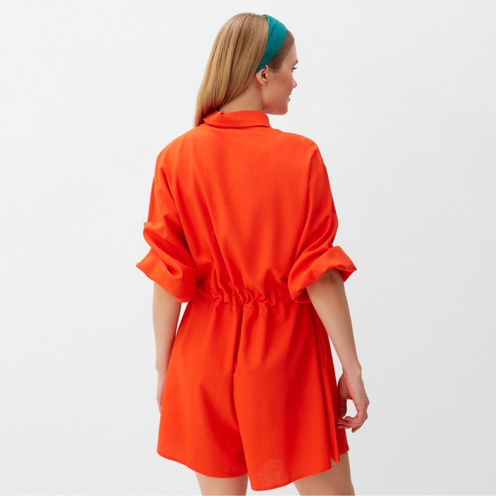 Комбинезон женский Minaku: Casual Collection цвет абрикосовый  р-р 44