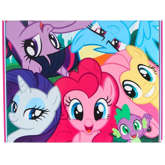 Подарочная коробка складная с игрой внутри, 28 х 21 х 9 см, My little pony