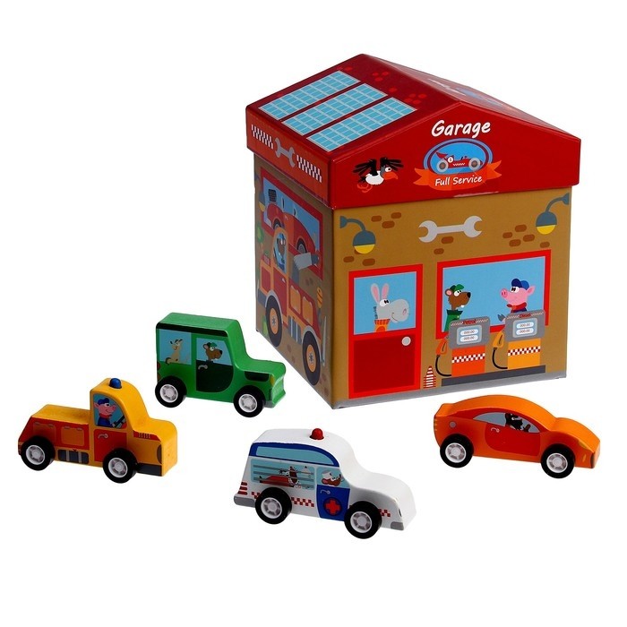 Занимательная игра «Гараж»