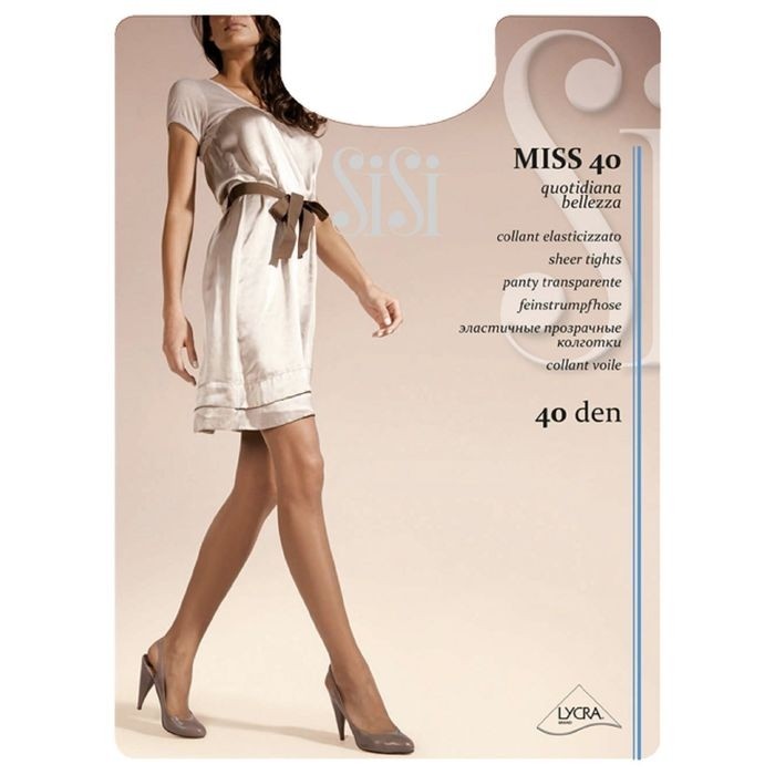 Колготки женские Sisi Miss, 40 den, цвет nero