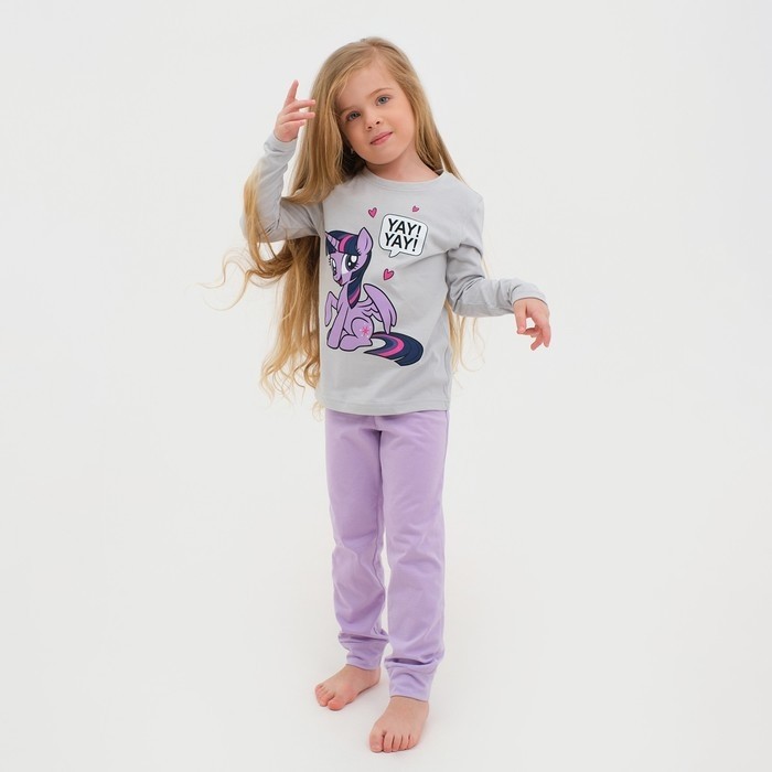 Пижама детская для девочки My Little Pony, рост 98-104
