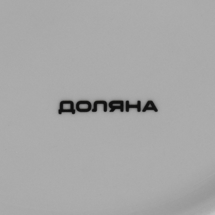Этажёрка для фруктов и десертов Доляна «Лаванда», 3 яруса, d=15/18/23 см, фарфор, белая