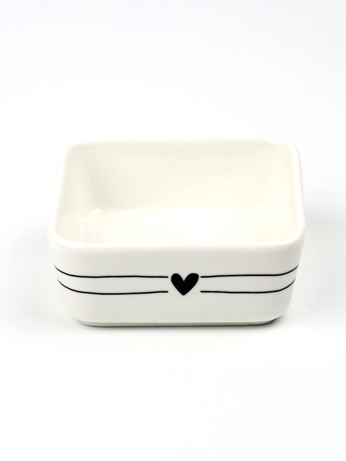 Соусник керамический «С любовью», 8.5×8.5×3.5 см, Dolce Ceramo