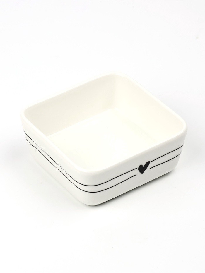 Соусник керамический «С любовью», 8.5×8.5×3.5 см, Dolce Ceramo