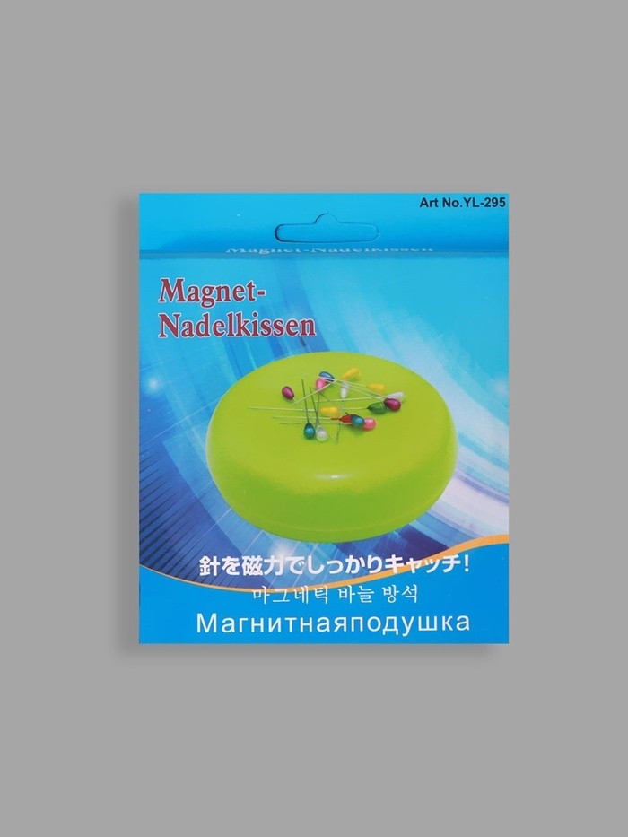 Игольница магнитная, d=10.5 см, МИКС