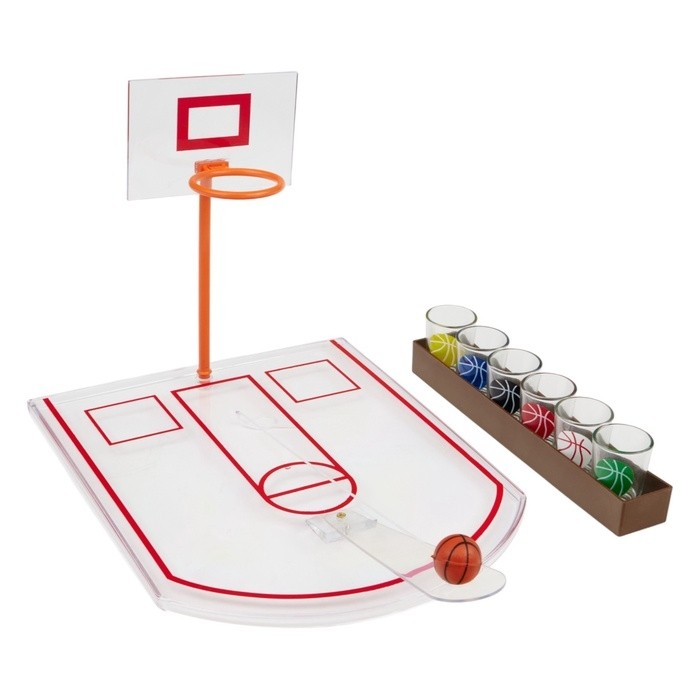Игра "Пьяный баскетбол", 6 стопок, 30 х 22 см