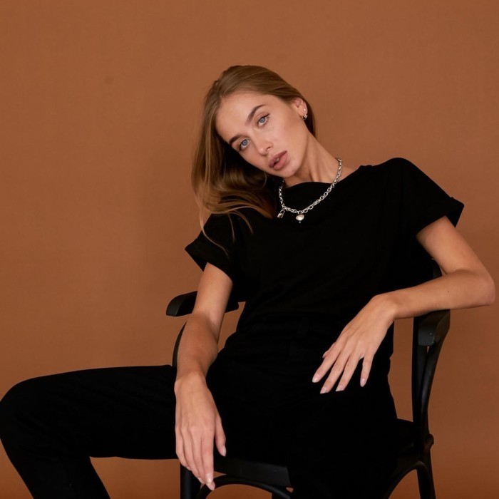 Футболка MIST basic, 40-42, чёрный