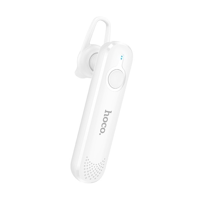 Беспроводная Bluetooth-гарнитура Hoco E63, BT 5.0, 70 мАч, микрофон, белая