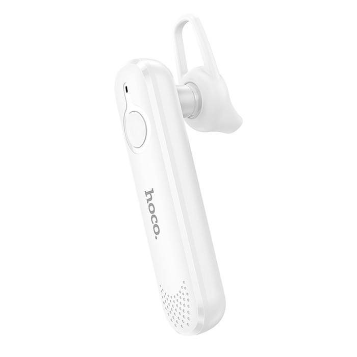 Беспроводная Bluetooth-гарнитура Hoco E63, BT 5.0, 70 мАч, микрофон, белая