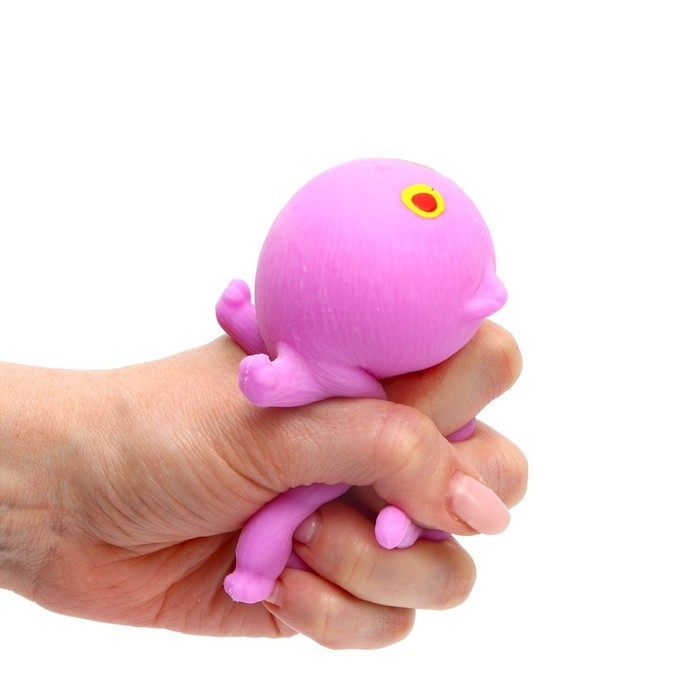 Антистресс игрушка «Котик», мялка с пастой, МИКС (Цена за 12 шт.)