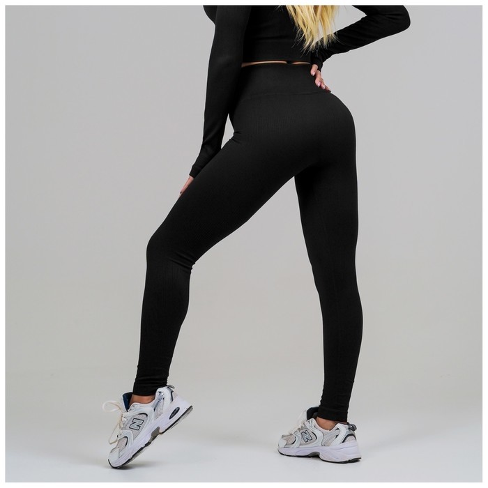 Легинсы спортивные ONLYTOP, р. S, цвет чёрный