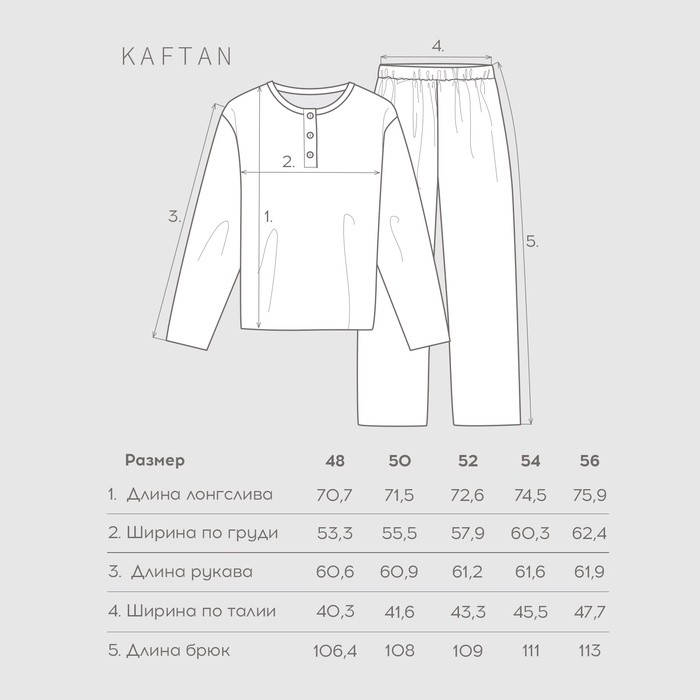 Пижама мужская KAFTAN Christmas tree