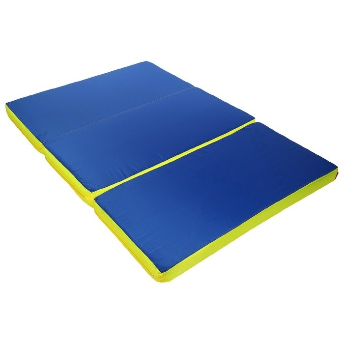 Мат ONLYTOP, 100×150×8 см, 2 сложения, цвет МИКС