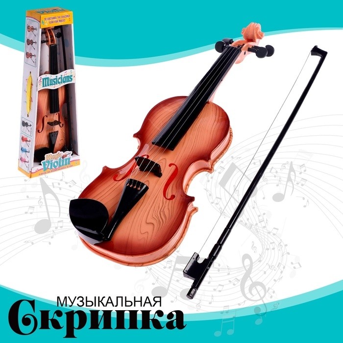 Игрушка музыкальная «Скрипка. Маэстро», звуковые эффекты, цвета МИКС