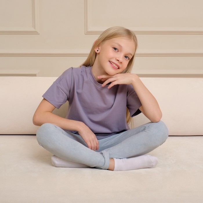 Легинсы для девочки MINAKU: Casual Collection KIDS, голубые