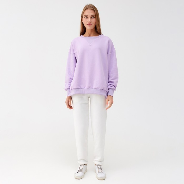 Костюм (свитшот, брюки) MINAKU: Casual Collection цвет сиреневый