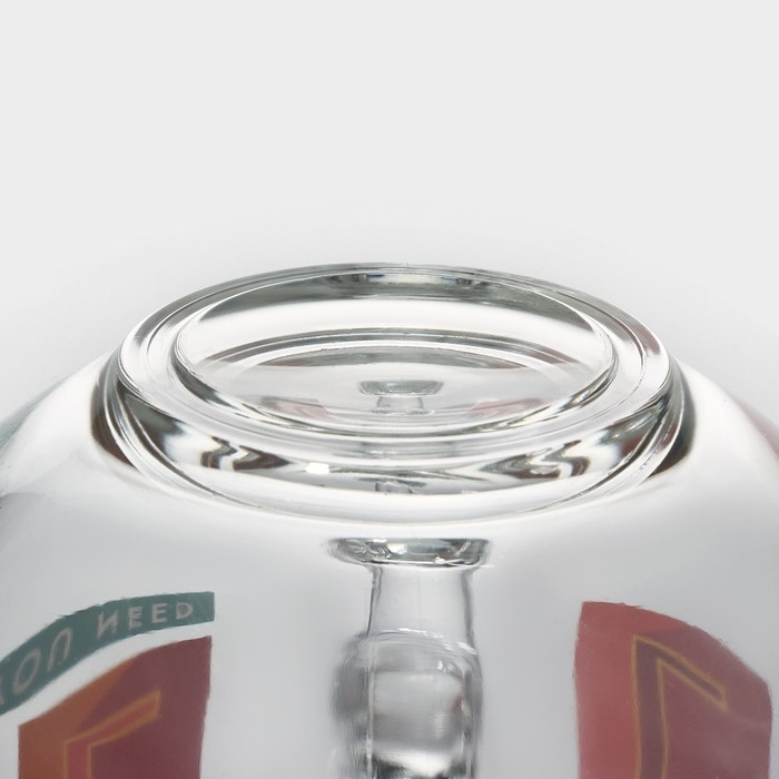 Кружка Luminarc «Джамбо», 500 мл, стекло, рисунок МИКС (Цена за 2 шт.)