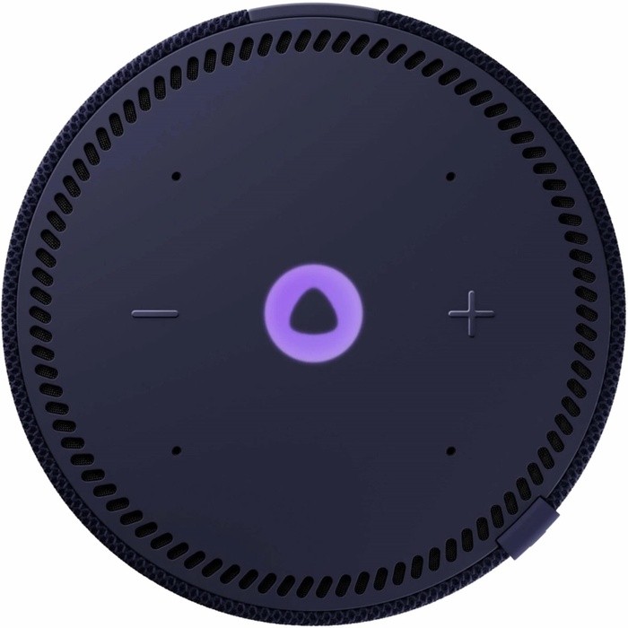 Умная колонка «Новая Яндекс Станция Мини» (YNDX-00021B), голосовой помощник Алиса, 10 Вт, без часов, синяя
