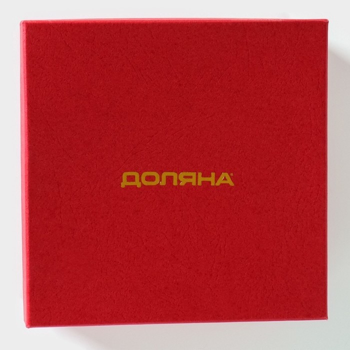 Чайная пара Доляна «Лаванда», 2 предмета: чашка 220 мл, блюдце d=14.1 см, фарфор, белая