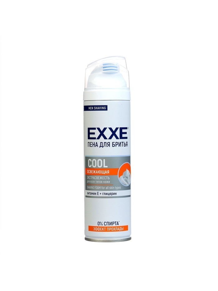 Пена для бритья EXXE COOL освежающая, 200 мл