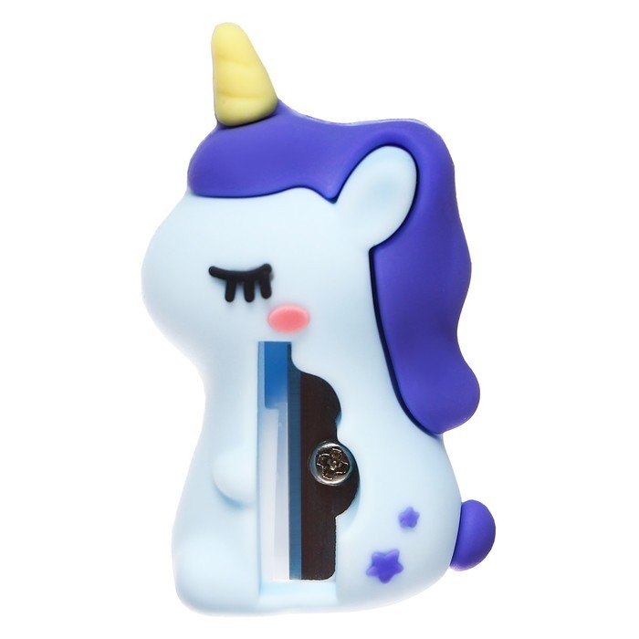 Точилка MESHU «Unicorn», 1 отверстие, МИКС