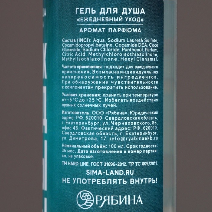 Гель для душа «Новых побед!», 100 мл, аромат мужского парфюма, Чистое счастье (Цена за 2 шт.)