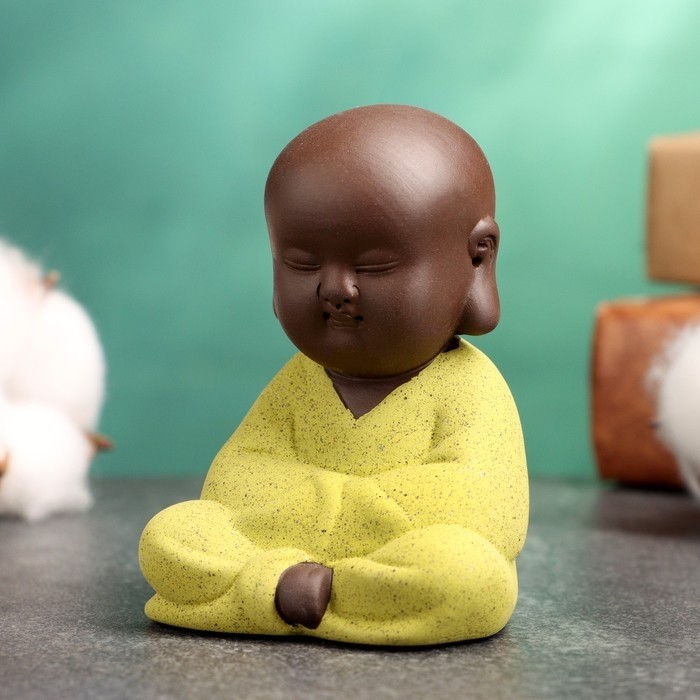 Фигурка керамика TAKE IT EASY «Будда», 7×5 см, лайм