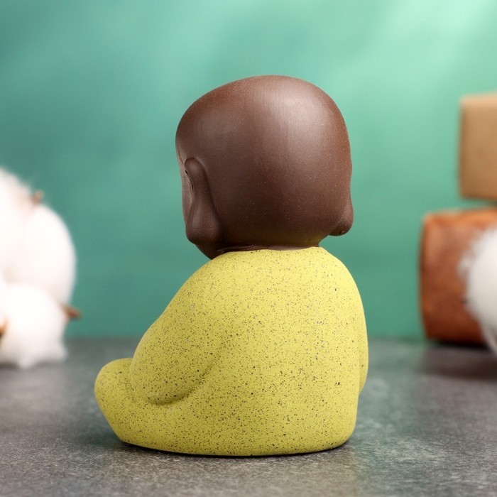 Фигурка керамика TAKE IT EASY «Будда», 7×5 см, лайм