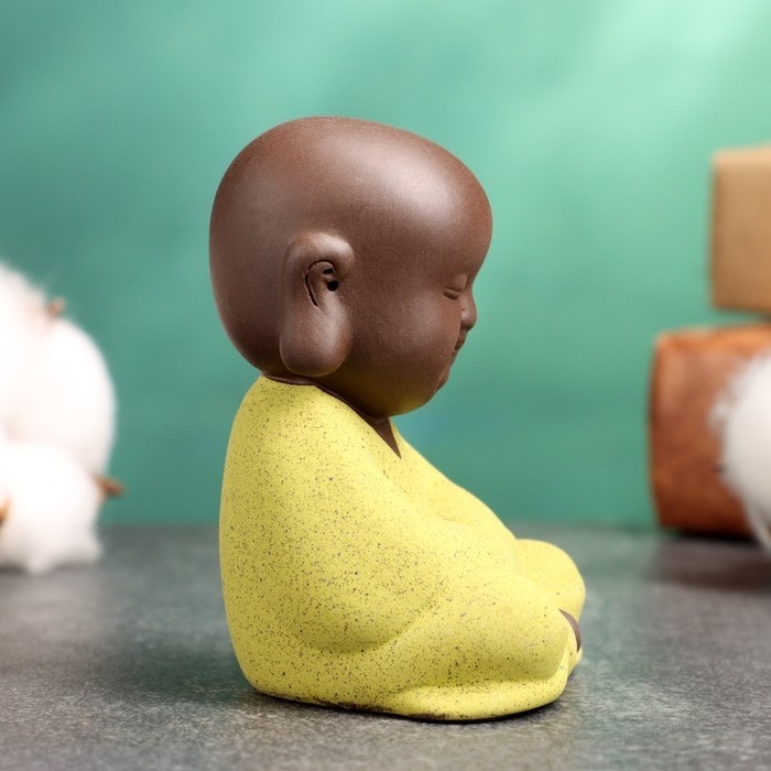 Фигурка керамика TAKE IT EASY «Будда», 7×5 см, лайм