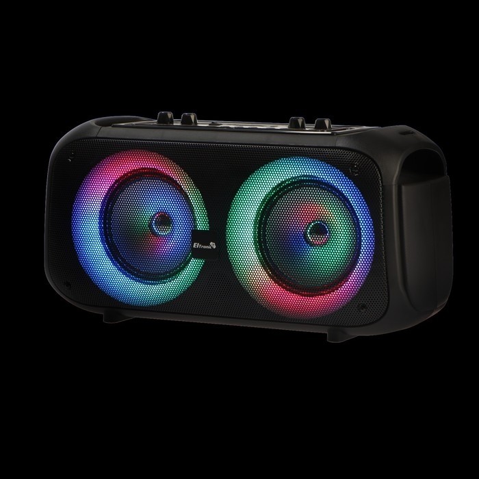 Портативная караоке система Eltronic Dance Box 200, 25Вт, BT, SD, AUX,TWS, пульт, подсветка