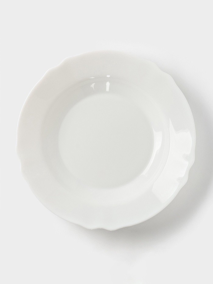 Тарелка глубокая Luminarc LOUIS XV, d=22.7 см, стеклокерамика, белая (Цена за 6 шт.)