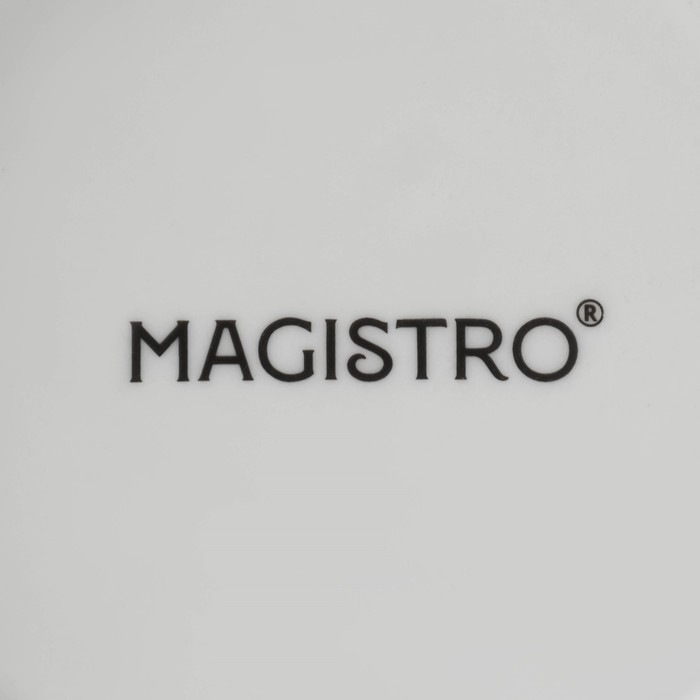 Кувшин для воды Magistro «Бланш», 1.6 л, 15×18 см, фарфор, белый