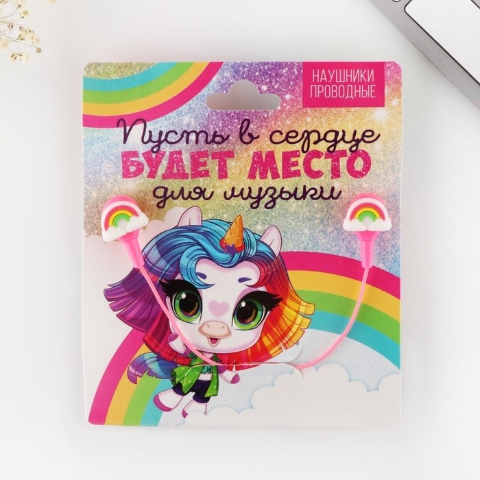 Наушники вакуумные, «Единорожек», мод.OBT 1.2 , 120 см