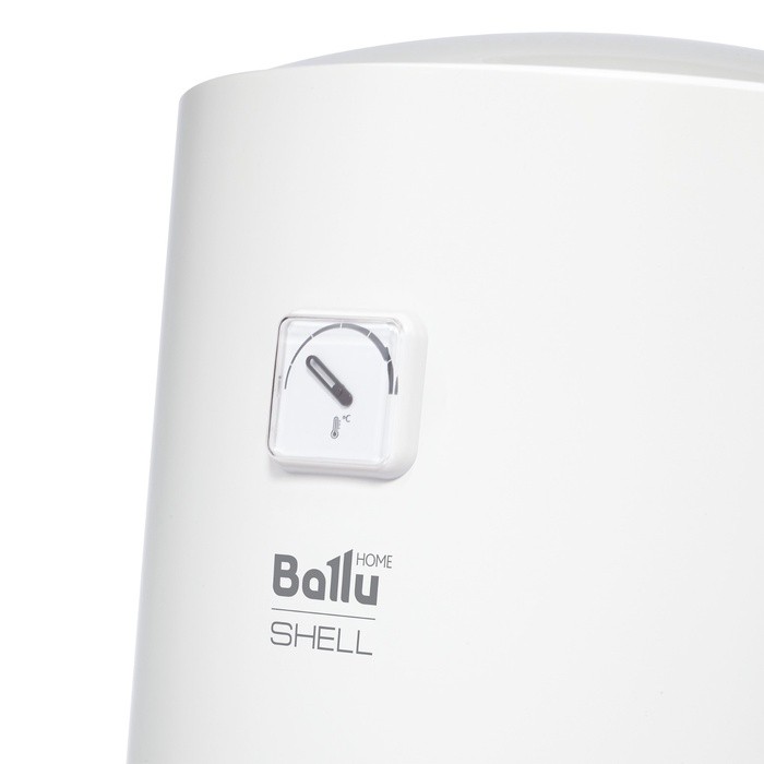 Водонагреватель Ballu BWH/S 80 Shell, накопительный, 1.5 кВт, 80 л, белый