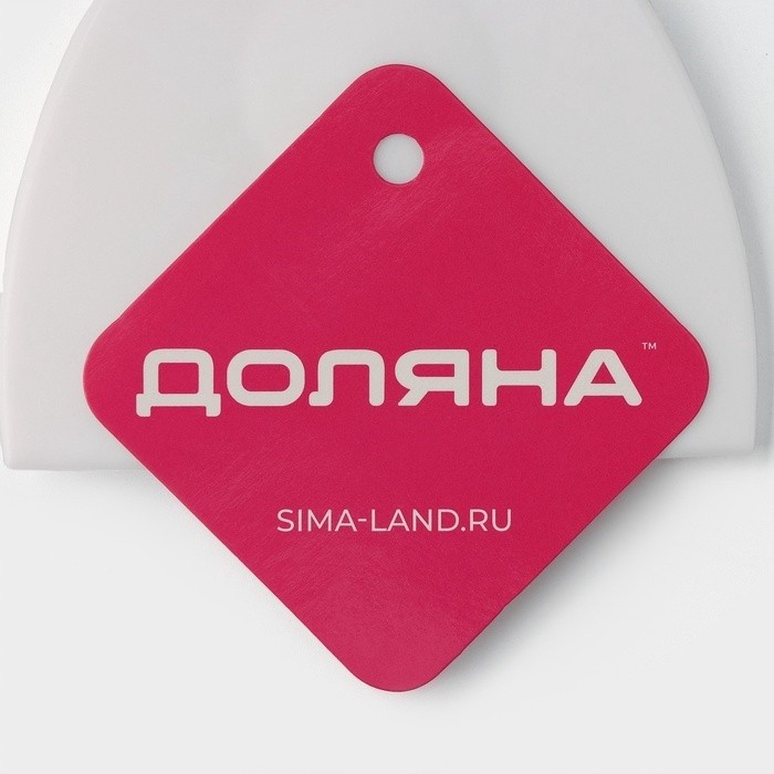 Шпатель кондитерский с ручкой Доляна, 16.5×9.5 см, белый (Цена за 2 шт.)