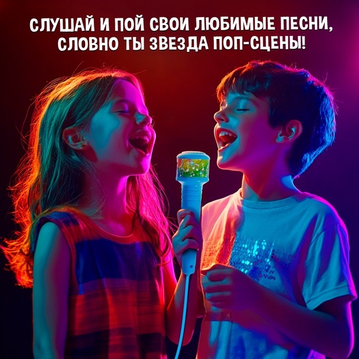 Микрофон «Ты звезда», цвет голубой