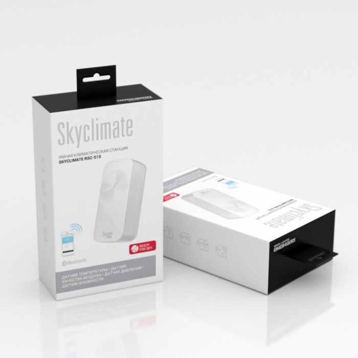 Умная климатическая станция REDMOND Skyclimate RSC-51S, дистанционный/механический, белая