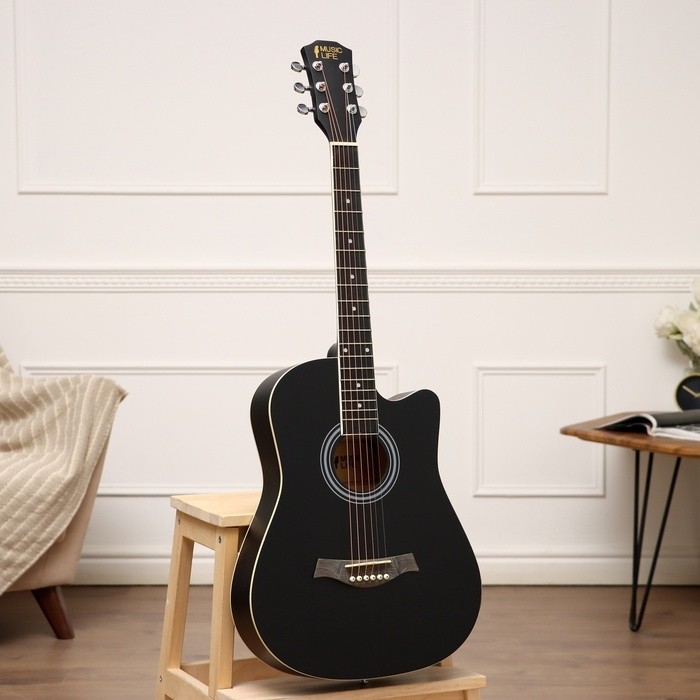 УЦЕНКА Акустическая гитара Music Life YD-D38Q, черная