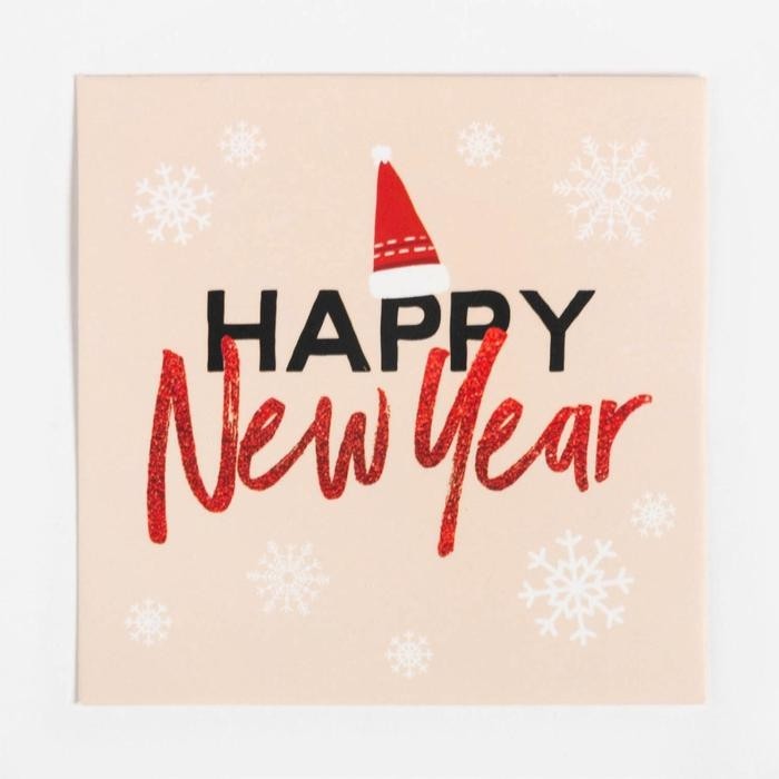Новогодний подарочный набор KAFTAN Happy Year носки размер 36-39 (23-25 см), маска