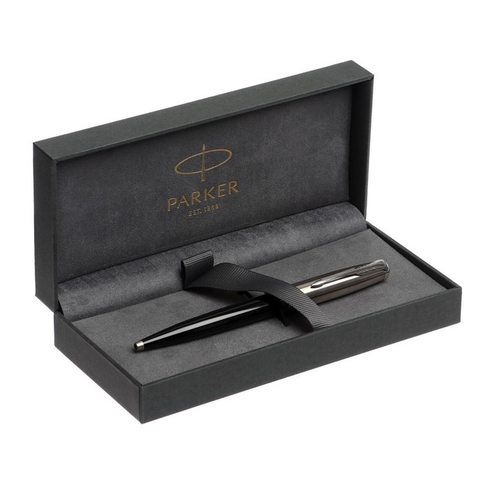 Ручка шариковая Parker 51 Core Black CT, в подарочной упаковке, стержень чёрный, корпус чёрный