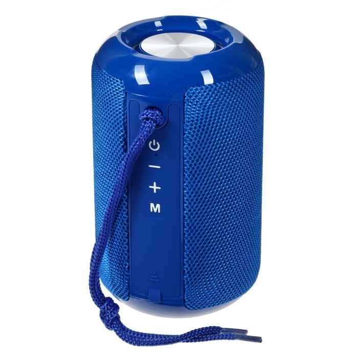 Портативная колонка Hoco HC1, 5 Вт, 1200 мАч, BT 5.0, microSD, USB, AUX, FM-радио, синяя