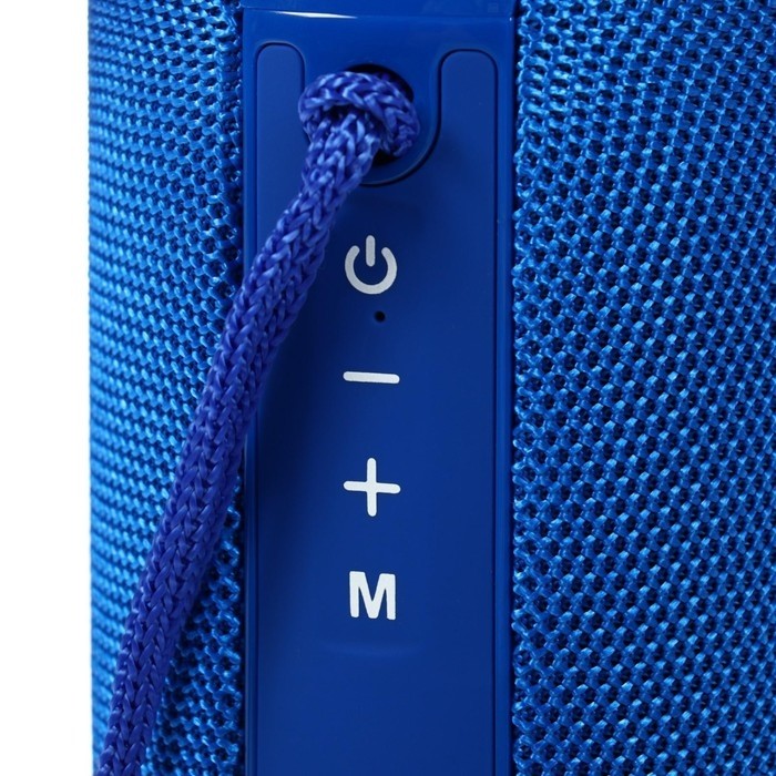 Портативная колонка Hoco HC1, 5 Вт, 1200 мАч, BT 5.0, microSD, USB, AUX, FM-радио, синяя