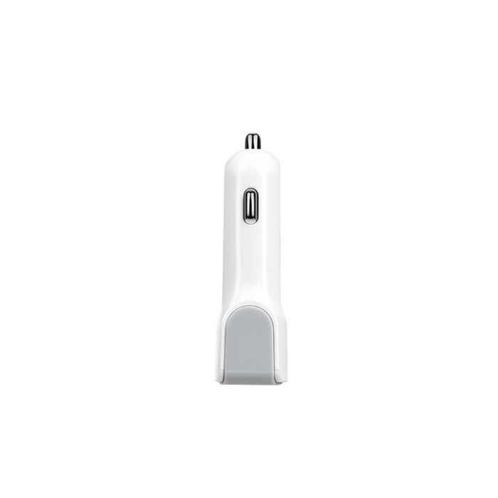 Автомобильное зарядное устройство Hoco Z23, 2 USB, 2.4 А, белое