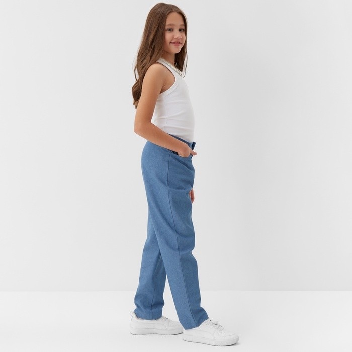 Джинсы для девочки MINAKU: Jeans collection, цвет синий