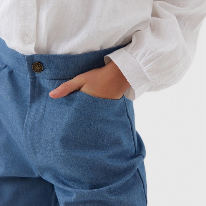 Джинсы для девочки MINAKU: Jeans collection, цвет синий