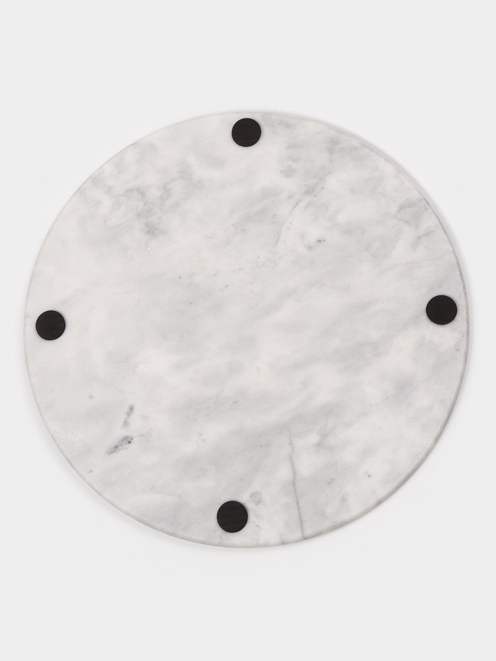 Доска для подачи Magistro Marble, d=30 см, из мрамора