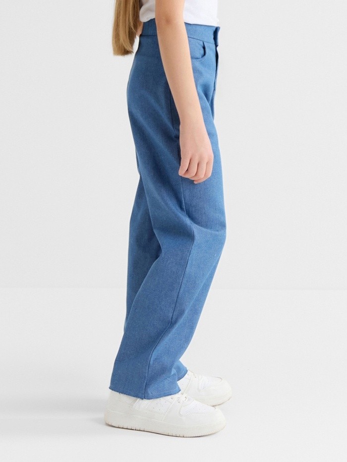 Джинсы для девочки MINAKU: Jeans collection, цвет голубой