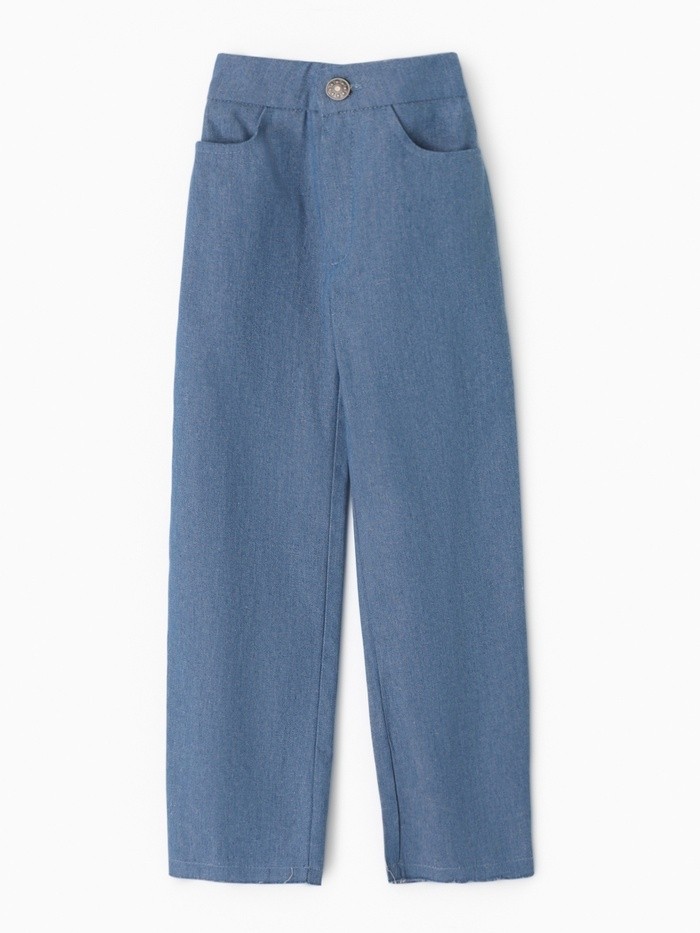 Джинсы для девочки MINAKU: Jeans collection, цвет голубой
